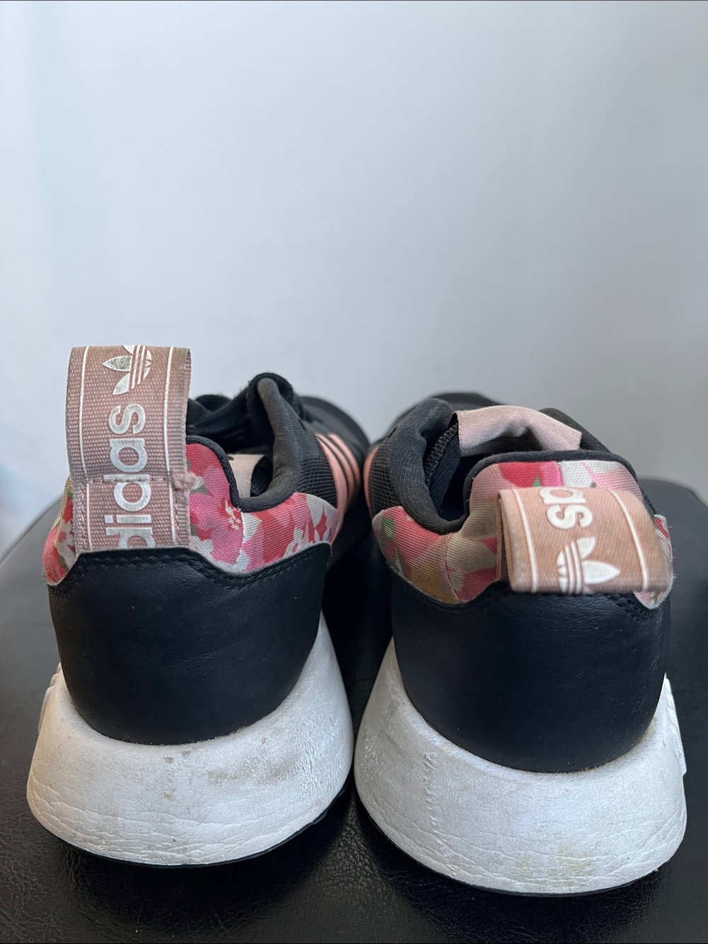 Adidas Black & Pink Running Sneakers - Picture 6 of 16
